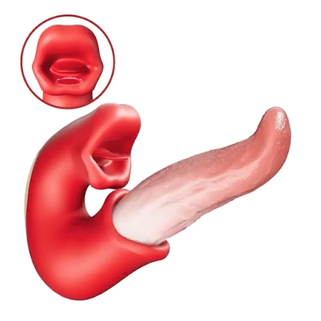 KEREX 3-in-1 Women's Vibrator – G-Spot Thrusting & Licking Toy🗽