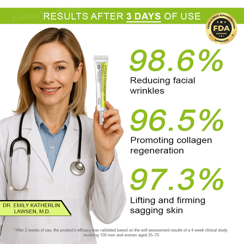 ✔Made and shipped from the USA 💫Rolimey® Botox & Vita-A Retinol Shot Wrinkle-Lift Tightening cream - Last Day Promotion 70% OFF