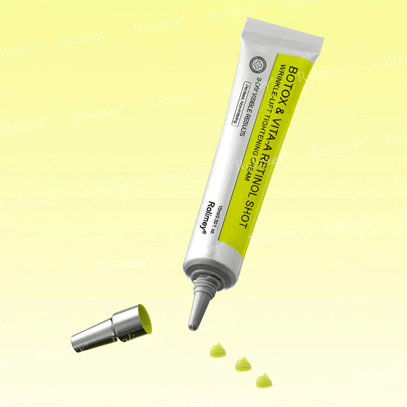 ✔Made and shipped from the USA 💫Rolimey® Botox & Vita-A Retinol Shot Wrinkle-Lift Tightening cream - Last Day Promotion 70% OFF