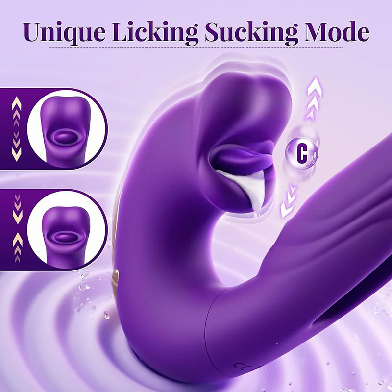 ❄️ Christmas Sale 70% OFF 💋 2025 Upgraded Luvora™ 4-in-1 Flapping & Licking Vibrator