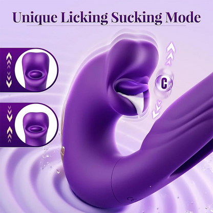 ❄️ Christmas Sale 70% OFF 💋 2025 Upgraded Luvora™ 4-in-1 Flapping & Licking Vibrator