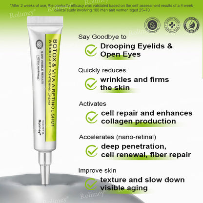 ✔Made and shipped from the USA 💫Rolimey® Botox & Vita-A Retinol Shot Wrinkle-Lift Tightening cream - Last Day Promotion 70% OFF