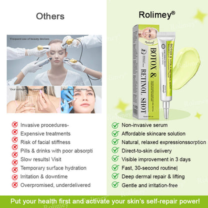 ✔Made and shipped from the USA 💫Rolimey® Botox & Vita-A Retinol Shot Wrinkle-Lift Tightening cream - Last Day Promotion 70% OFF